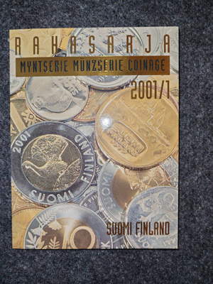 Suomen Rahapajan virallinen rahasarja 2001/1 vuodelta 2001