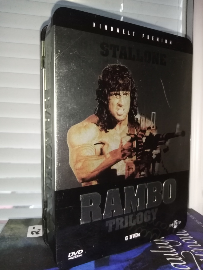 6DVD RAMBO TRILOGY PELTIBOXI ( SIS POSTIKULU)
