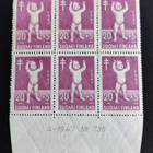 1947 Tuberkuloosi 20mk+5mk numerokuusilo ** - pikkukuva 1