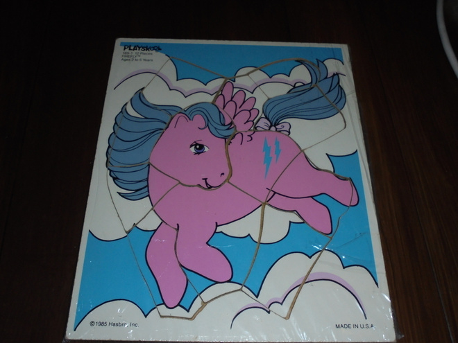 My Little Pony Playskool- palapeli alustoineen, G1