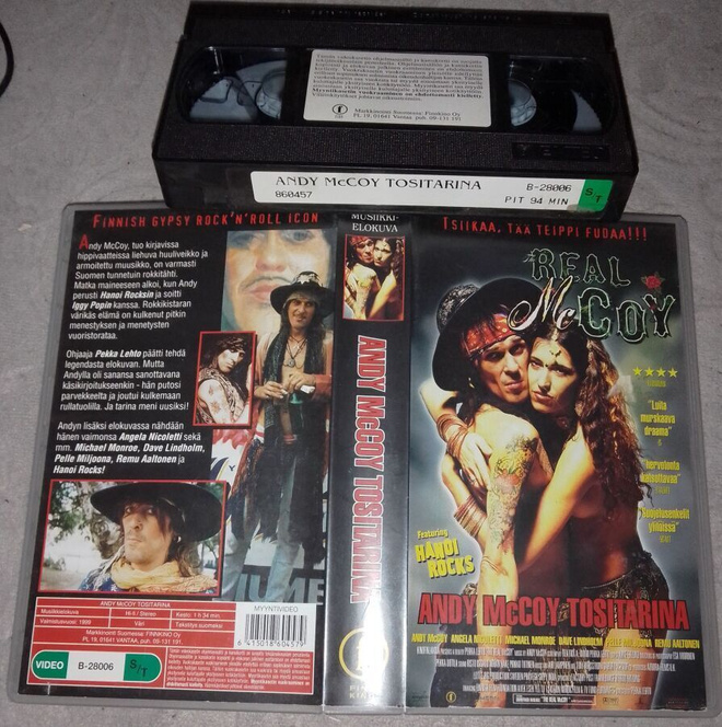 VHS Real McCoy - Andy McCoy tositarina