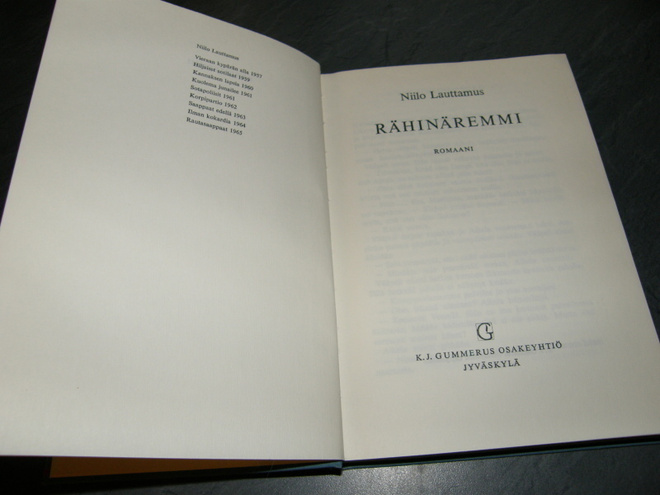 Niilo Lauttamus Rähinäremmi -sid