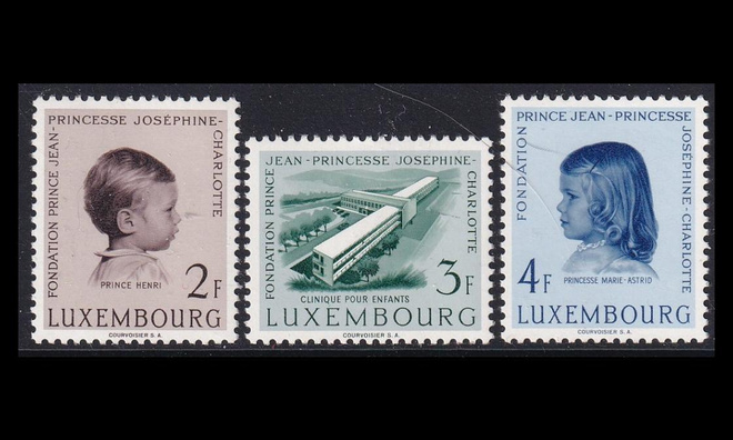 Luxemburg 569-71 ** Lastensairaala (1957)