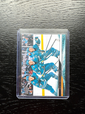 2024-25 Upper Deck Macklin Celebrini Rookie Triple Exposure