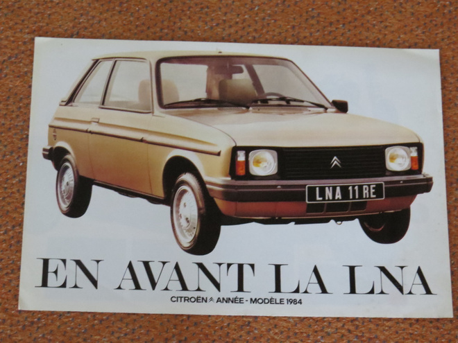 1984 Citroen LNA esite - KUIN UUSI