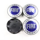 Fiat vannekeskiöt – Kromi-sininen – 60mm (4kpl s - pikkukuva 1