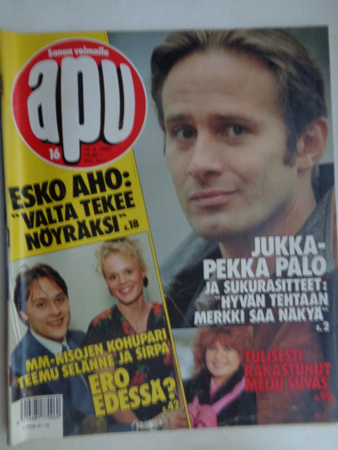 Apu lehti Nro 16/1991 (27.1)
