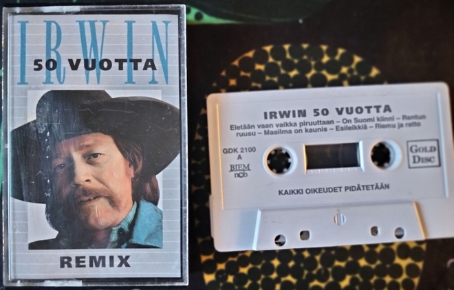 IRWIN 50 VUOTTA-kasetti, GDK 2100, Gold Disc