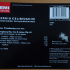 Sergiu Celibidache • Tchaikovsky CD - pikkukuva 2