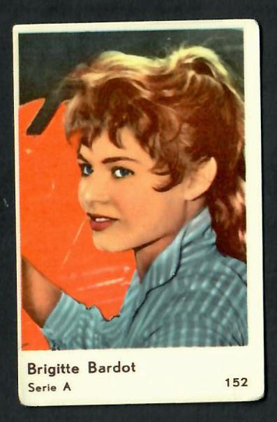 Keräilykuva - Brigitte Bardot Serie A 152