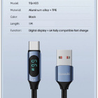 6A 66W USB A - USB Type C lataus/datakaapeli/1m - pikkukuva 2