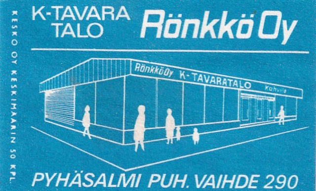 Pyhäsalmi, K - Tavaratalo Rönkkö Oy   1/12