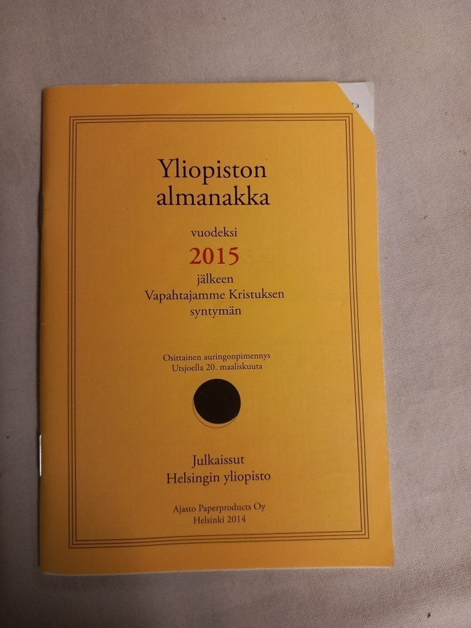 huuda syntymävuotesi almanakka 2015