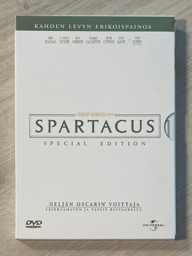 Stanley Kubrick: SPARTACUS (1960) Kirk Douglas (2DVD)