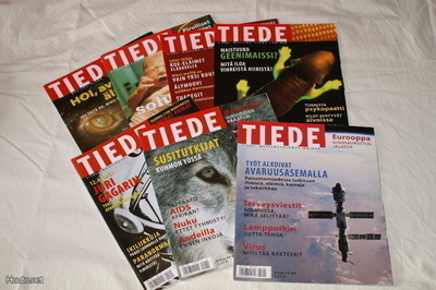 Tiede 2000 -lehden numerot 1-7/2001: 1 nro vaille vuosikerta