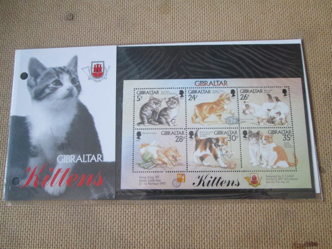 Gibraltar 1997: kissanpentuja pienoisarkki