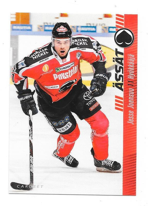 2012-13 CardSet #330 Jesse Joensuu Ässät