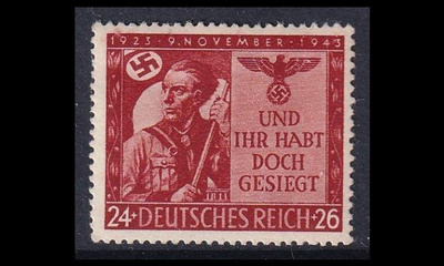 Reich 863 ** Oluttupavallankaappaus 20v (1943)