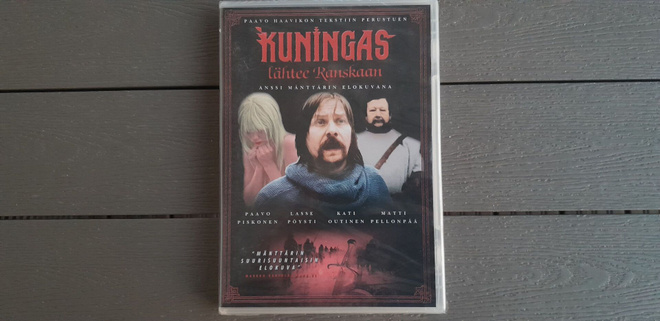 DVD: Kuningas Lähtee Ranskaan (Matti Pellonpää 1986) UUSI