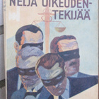 Edgar Wallace: Neljä oikeudentekijää, Karisto 1939. 2p. 208s - pikkukuva 1