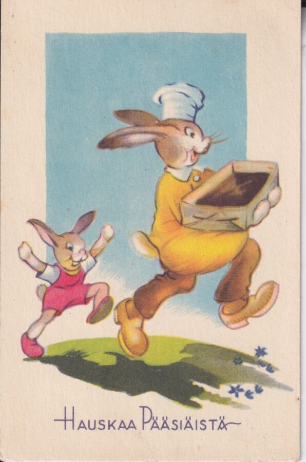 Hauskaa Pääsiäistä . Puput ja mämmituokkonen.   e124