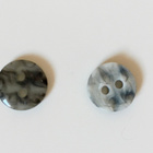 Laadukas, pieni MUOVI NAPPI marmoroitu, harmaa  Ø12mm - pikkukuva 2
