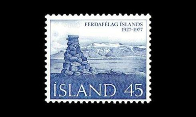 Islanti 527 ** turistförening 50 v (1977)