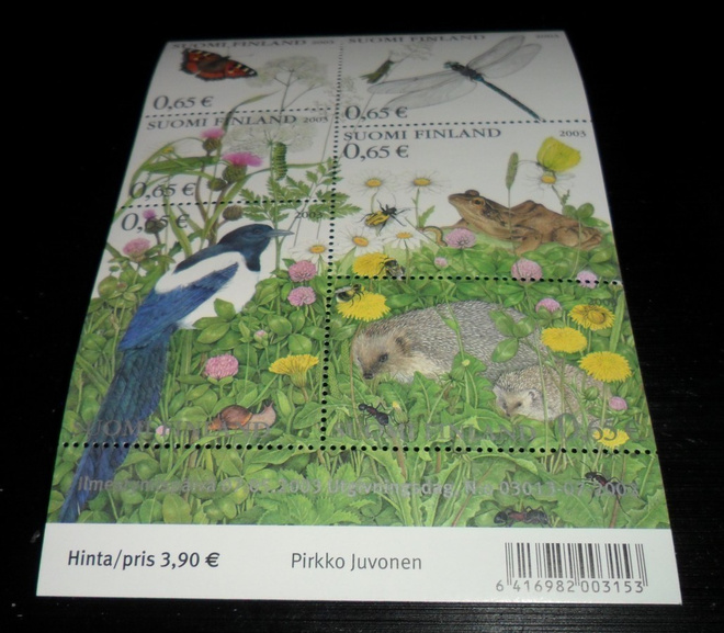 LAPE BL31** KESÄ PIHAPIIRISSÄ 6X0.65 € 1650-1655 POSTITUORE