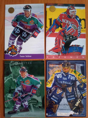 1994-96 Sisu peruskortteja 20 senttiä kpl (lista)