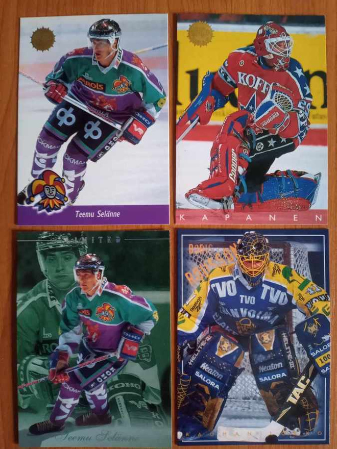 1994-96 Sisu peruskortteja 20 senttiä kpl (lista)