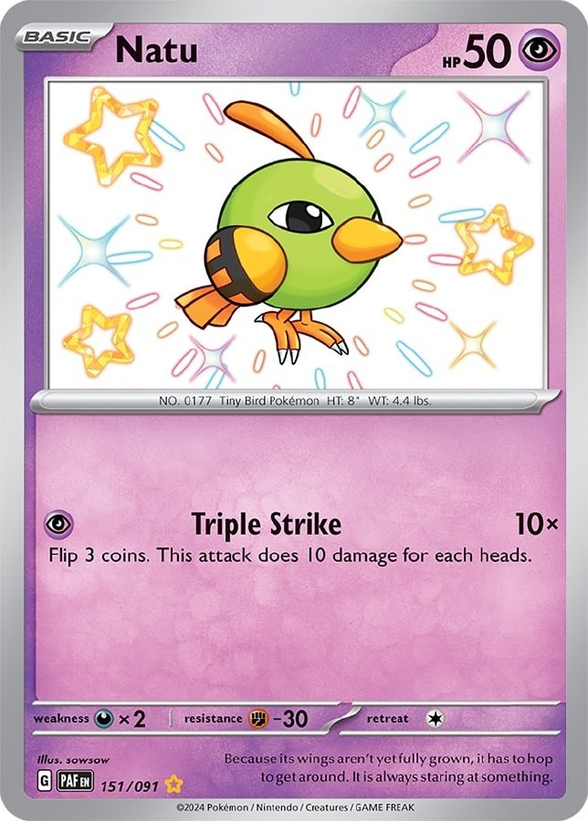 Natu 151/091 - Paldean Fates - NM/M