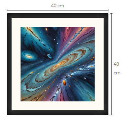 Uusi galaxi Sci-Fi Science Fiction art print taulu