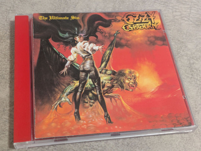 Ozzy Osbourne - The Ultimate Sin (CD) VG+!! Vanha painos