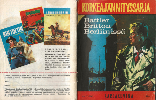 KORKEAJÄNNITYSSARJA 11/1962 Battler Britton Berliinissä