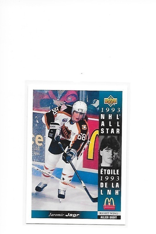 1993 McDonald`s Upper Deck #McD17 Jaromir Jagr Pittsburgh