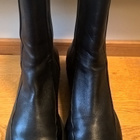Clarks Black Leather Nahkasaappaat / Nilkkurit - koko 37,5 - pikkukuva 2