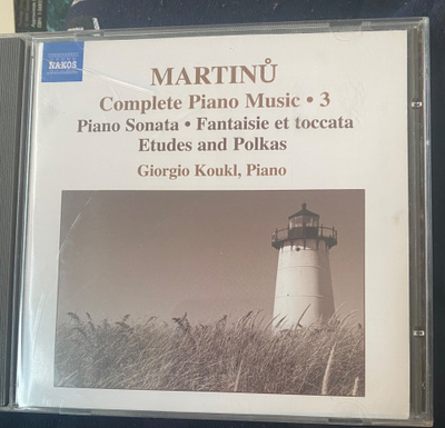 Martinu: Complete Piano Music 3 cd