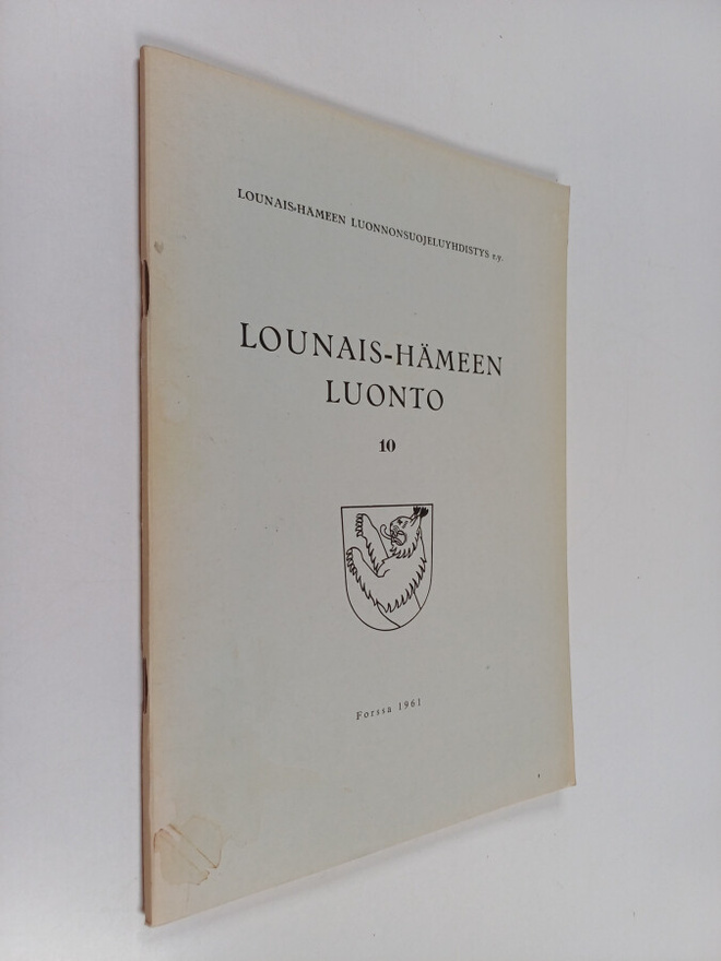 Lounais-Hämeen luonto 10 : (1961)