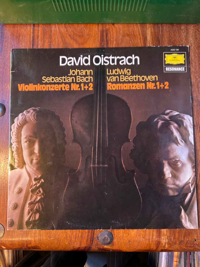 J. S. Bach, Beethoven, David Oistrach Violin lp
