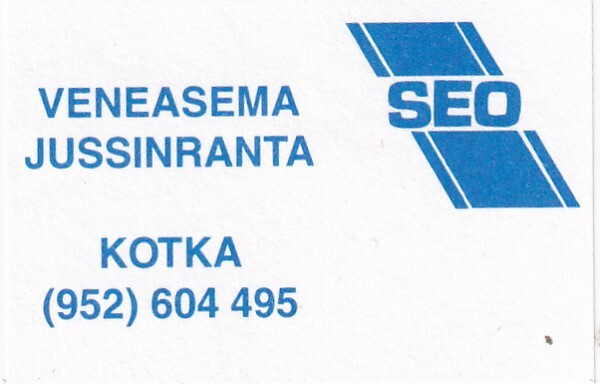 <kotka. Jussinranta Veneasema . SEO  .  s95