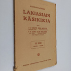 Kansantajuinen lakiasiain käsikirja : III nide leimavero-... - pikkukuva 1
