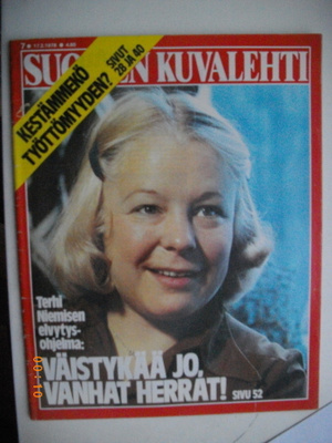 Suomen Kuvalehti Nro 7/1978 (19.3)