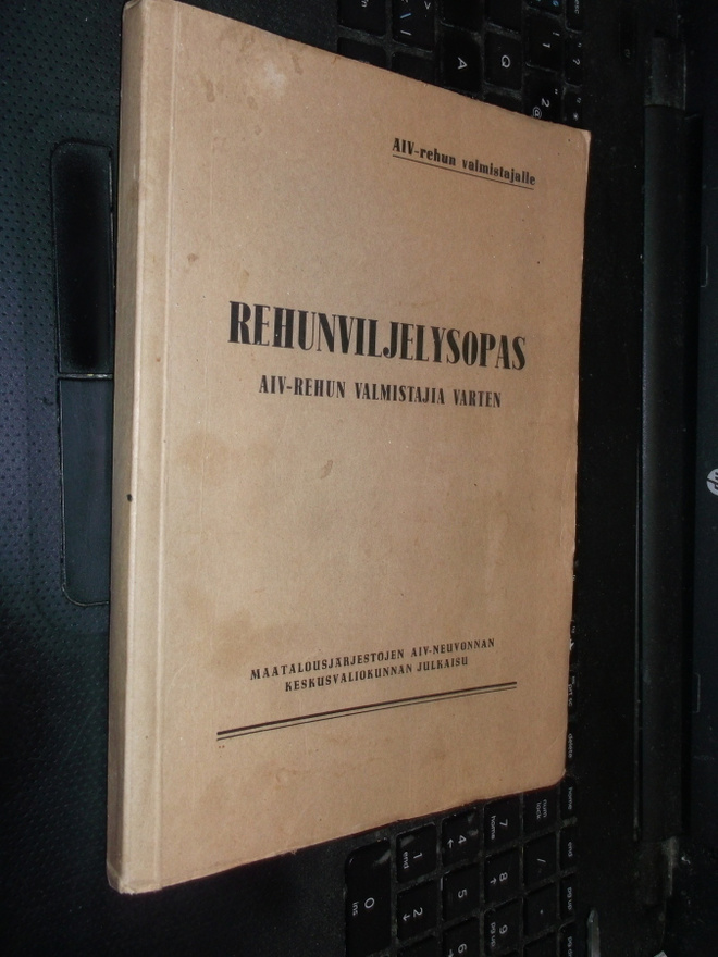 Rehunviljelysopas AIV-rehun valmistajia varten
