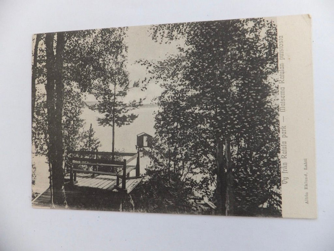 Postikortti Ratulan Puisto Kulk Hollola 1920 Julk. Lahti