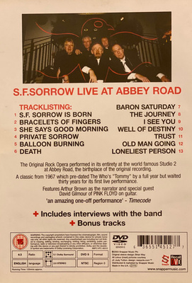 PRETTY THINGS - S F SORROW LIVE