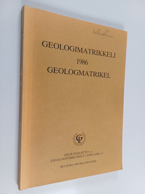 Geologimatrikkeli = Geologmatrikel : 1986