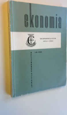 Ekonomia 1 b 1965 : liiketaloudellinen aikakausijulkaisu