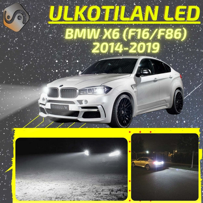 X6 (F16/F86) 2014-2019 Ulkoiset LED -valot