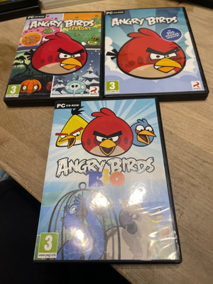 Angry Birds PC-pelipaketti 3 kpl (Rio, Seasons, Alkuperäinen