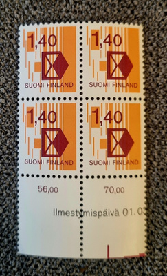LaPe 939 - Yleismerkki - 1984  - nelilö **